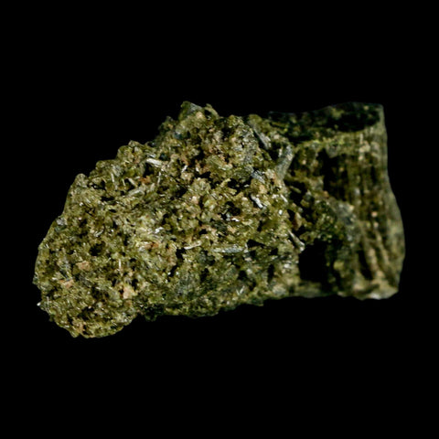 2.5" Rough Deep Green Epidote Crystal Quartz Mineral Specimen Canete Province Peru - Fossil Age Minerals