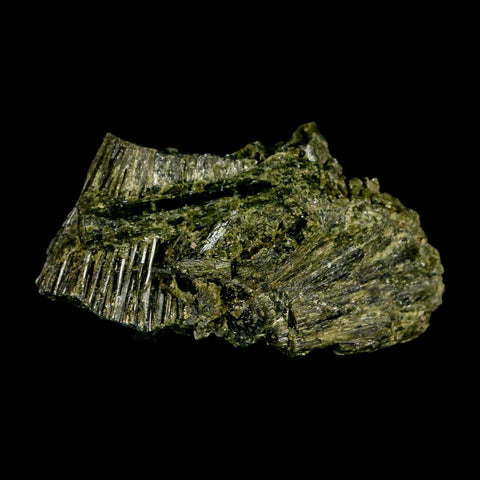 2.5" Rough Deep Green Epidote Crystal Quartz Mineral Specimen Canete Province Peru - Fossil Age Minerals
