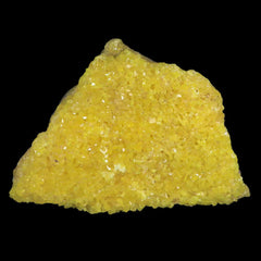 XL 9" Rough Bright Yellow Sulfur Crystal Cluster On Matrix El Desierto Mine Bolivia