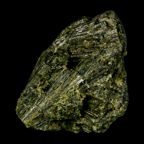 2.2" Rough Deep Green Epidote Crystal Quartz Mineral Specimen Canete Province Peru - Fossil Age Minerals