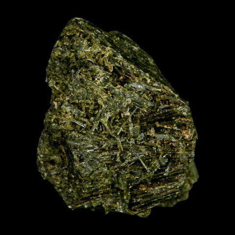 2.2" Rough Deep Green Epidote Crystal Quartz Mineral Specimen Canete Province Peru - Fossil Age Minerals