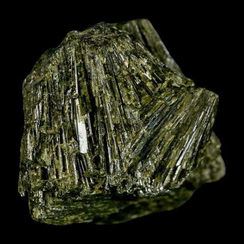 2.1" Rough Deep Green Epidote Crystal Quartz Mineral Specimen Canete Province Peru - Fossil Age Minerals