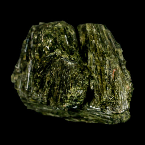 2.1" Rough Deep Green Epidote Crystal Quartz Mineral Specimen Canete Province Peru - Fossil Age Minerals
