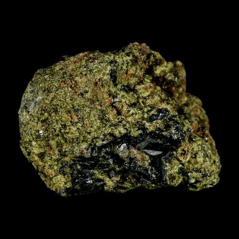 2.5" Rough Deep Green Epidote Crystal Quartz Mineral Specimen Canete Province Peru - Fossil Age Minerals