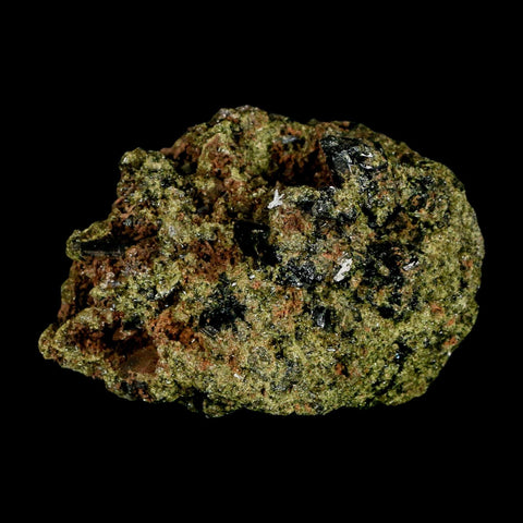 2.5" Rough Deep Green Epidote Crystal Quartz Mineral Specimen Canete Province Peru - Fossil Age Minerals
