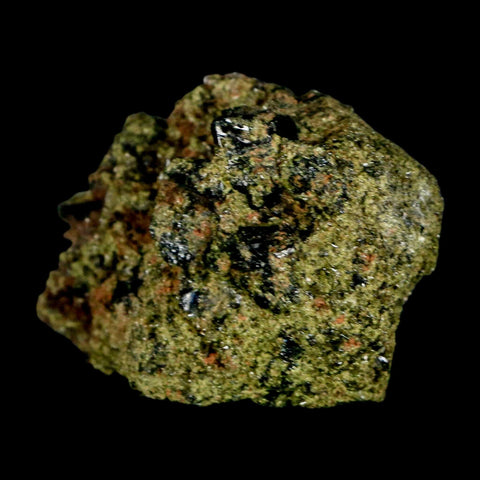 2.5" Rough Deep Green Epidote Crystal Quartz Mineral Specimen Canete Province Peru - Fossil Age Minerals