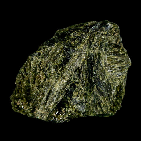 2.3" Rough Deep Green Epidote Crystal Quartz Mineral Specimen Canete Province Peru - Fossil Age Minerals