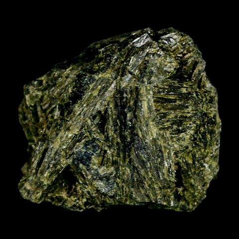 2.3" Rough Deep Green Epidote Crystal Quartz Mineral Specimen Canete Province Peru - Fossil Age Minerals