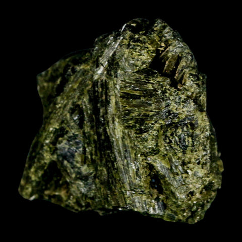 2.3" Rough Deep Green Epidote Crystal Quartz Mineral Specimen Canete Province Peru - Fossil Age Minerals