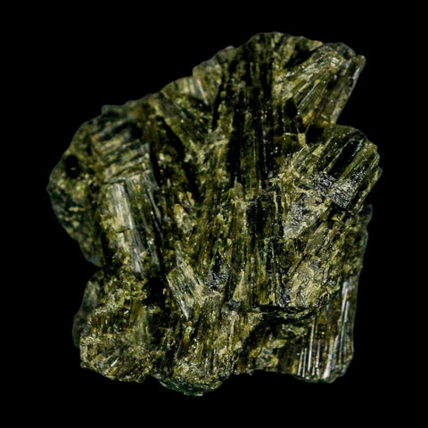 2" Rough Deep Green Epidote Crystal Quartz Mineral Specimen Canete Province Peru - Fossil Age Minerals