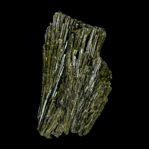 2.1" Rough Deep Green Epidote Crystal Quartz Mineral Specimen Canete Province Peru - Fossil Age Minerals