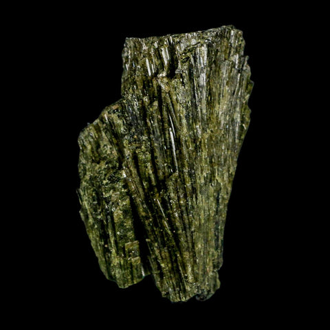 2.1" Rough Deep Green Epidote Crystal Quartz Mineral Specimen Canete Province Peru - Fossil Age Minerals