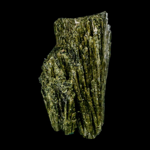 2.1" Rough Deep Green Epidote Crystal Quartz Mineral Specimen Canete Province Peru - Fossil Age Minerals