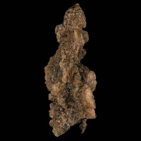 1.7" Fulgurite Petrified Lighting Strike Glass Sahara Desert Algeria - Fossil Age Minerals