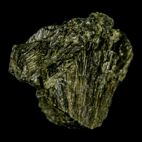 1.7" Rough Deep Green Epidote Crystal Quartz Mineral Specimen Canete Province Peru - Fossil Age Minerals