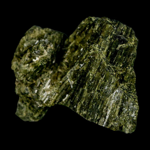 1.7" Rough Deep Green Epidote Crystal Quartz Mineral Specimen Canete Province Peru - Fossil Age Minerals
