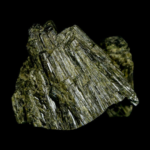 1.7" Rough Deep Green Epidote Crystal Quartz Mineral Specimen Canete Province Peru - Fossil Age Minerals