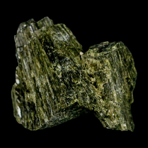 1.7" Rough Deep Green Epidote Crystal Quartz Mineral Specimen Canete Province Peru - Fossil Age Minerals