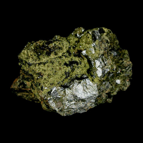 2.1" Rough Deep Green Epidote Crystal Quartz Mineral Specimen Canete Province Peru - Fossil Age Minerals