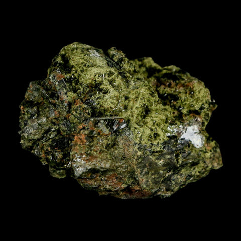 2.1" Rough Deep Green Epidote Crystal Quartz Mineral Specimen Canete Province Peru - Fossil Age Minerals