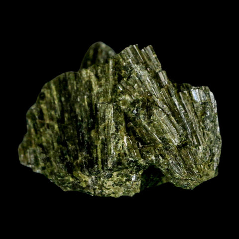 1.5" Rough Deep Green Epidote Crystal Quartz Mineral Specimen Canete Province Peru - Fossil Age Minerals