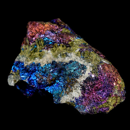 2.1" Chalcopyrite Bornite Brilliant Multicolored Peacock Ore Chihuahua Mexico