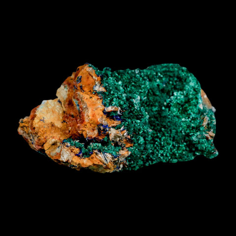 3.1" Dark Green Malachite Crystal Mineral Specimen Tiznit Province Morocco - Fossil Age Minerals