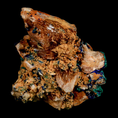 2" Dark Green Malachite Crystal Mineral Specimen Tiznit Province Morocco - Fossil Age Minerals