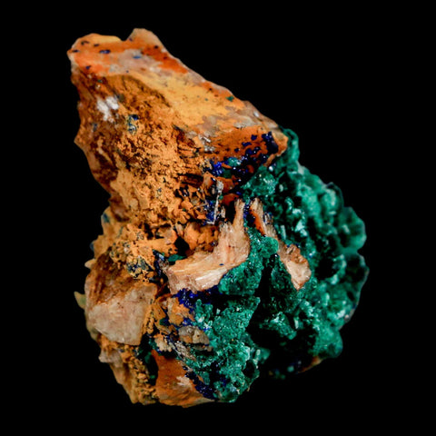 2" Dark Green Malachite Crystal Mineral Specimen Tiznit Province Morocco - Fossil Age Minerals