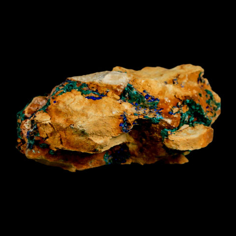 3" Dark Green Malachite Crystal Mineral Specimen On Rock Tiznit Province Morocco - Fossil Age Minerals