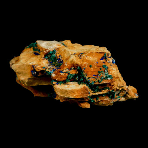 3" Dark Green Malachite Crystal Mineral Specimen On Rock Tiznit Province Morocco - Fossil Age Minerals