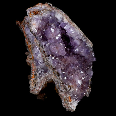 4.9" Rough Purple Amethyst Crystal Cluster Mineral Specimen Morocco