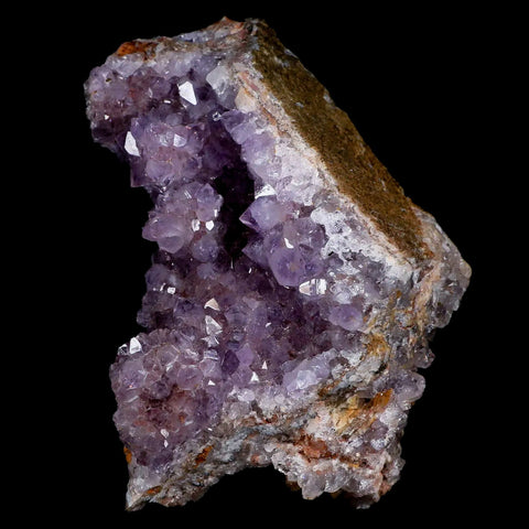 4.9" Rough Purple Amethyst Crystal Cluster Mineral Specimen Morocco - Fossil Age Minerals