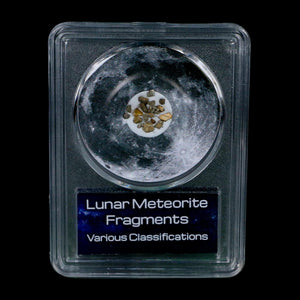 Moon Rock Lunar Meteorite Fragments Various Classifications Outer Space COA