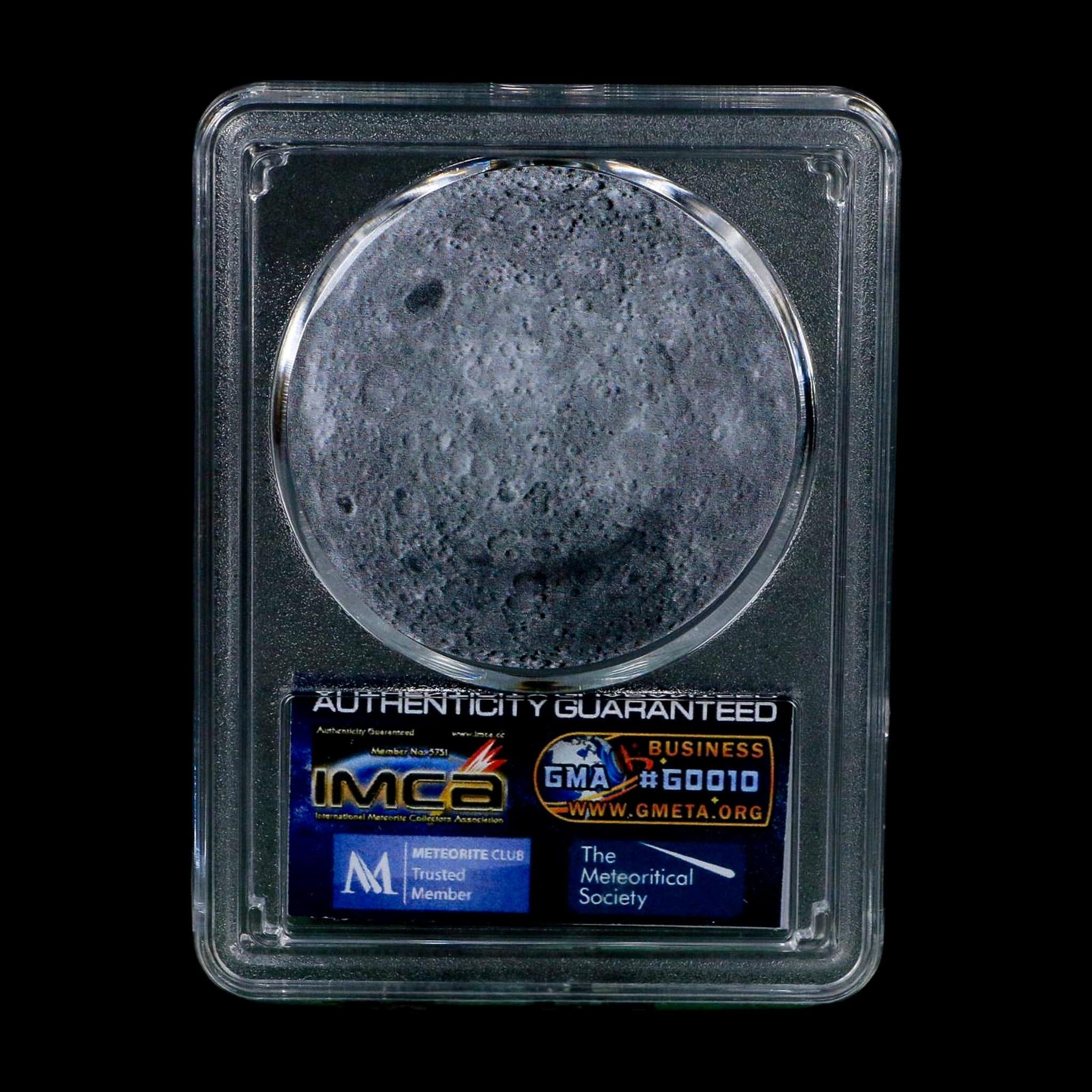Moon Rock Lunar Meteorite Fragments Various Classifications Outer Space COA - Fossil Age Minerals