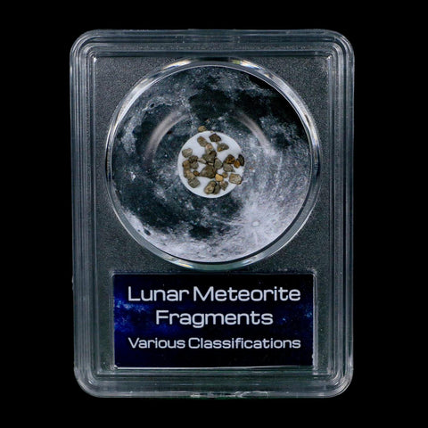 Moon Rock Lunar Meteorite Fragments Various Classifications Outer Space COA