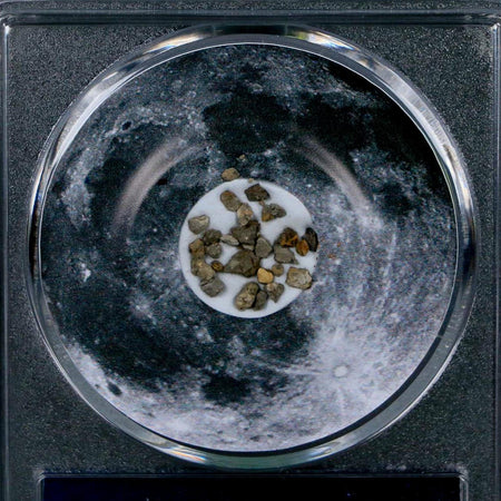 Moon Rock Lunar Meteorite Fragments Various Classifications Outer Space COA