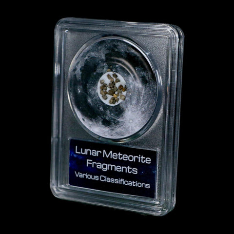 Moon Rock Lunar Meteorite Fragments Various Classifications Outer Space COA