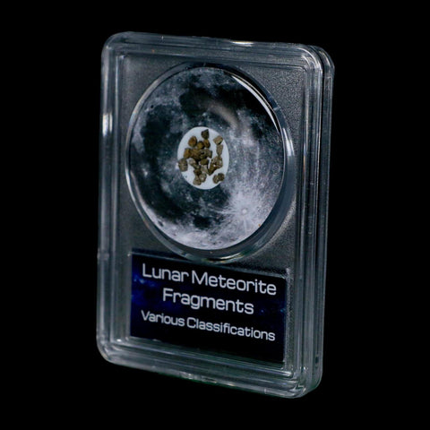 Moon Rock Lunar Meteorite Fragments Various Classifications Outer Space COA