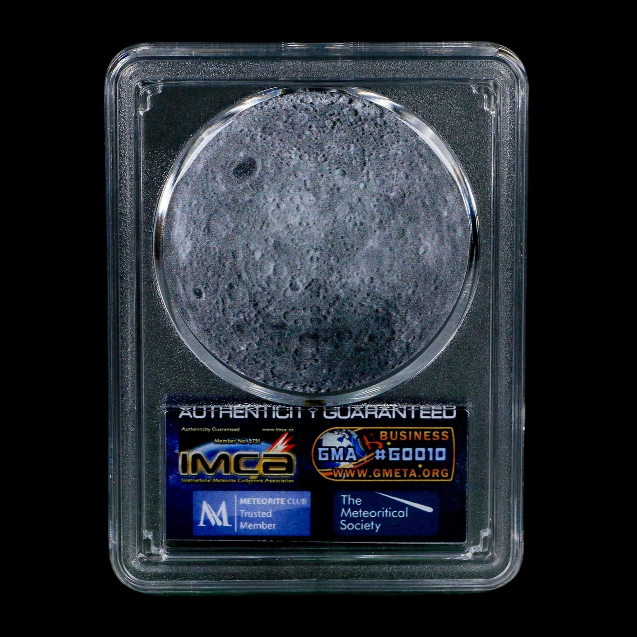 Moon Rock Lunar Meteorite Fragments Various Classifications Outer Space COA - Fossil Age Minerals