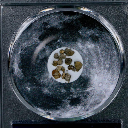 Moon Rock Lunar Meteorite Fragments Various Classifications Outer Space COA