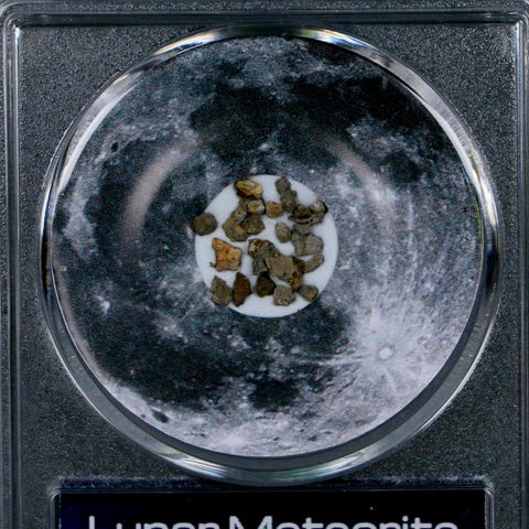 Moon Rock Lunar Meteorite Fragments Various Classifications Outer Space COA