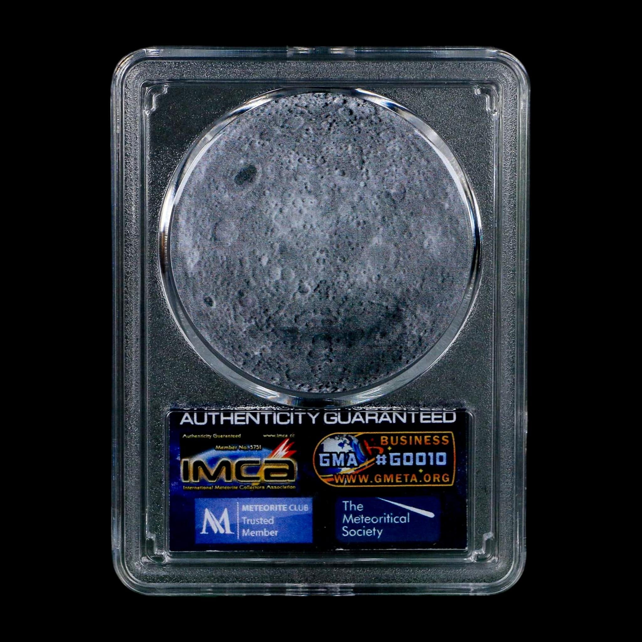 Moon Rock Lunar Meteorite Fragments Various Classifications Outer Space COA - Fossil Age Minerals