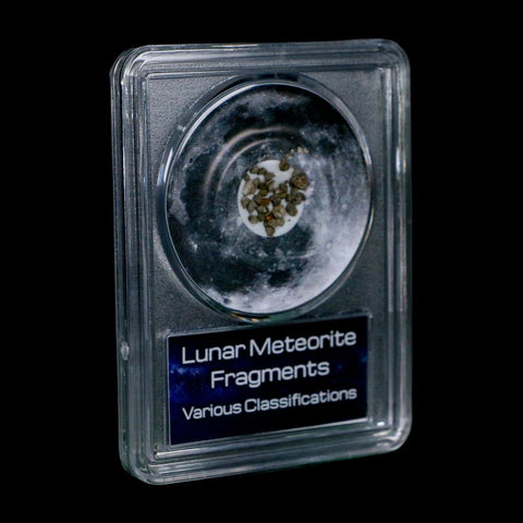 Moon Rock Lunar Meteorite Fragments Various Classifications Outer Space COA