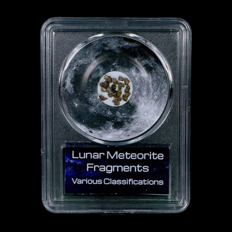 Moon Rock Lunar Meteorite Fragments Various Classifications Outer Space COA