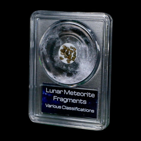 Moon Rock Lunar Meteorite Fragments Various Classifications Outer Space COA