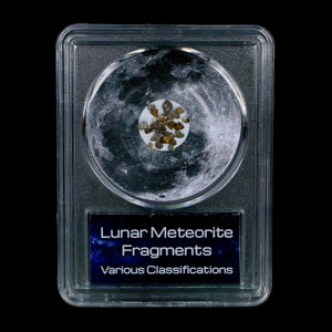 Moon Rock Lunar Meteorite Fragments Various Classifications Outer Space COA