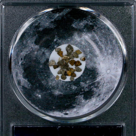 Moon Rock Lunar Meteorite Fragments Various Classifications Outer Space COA