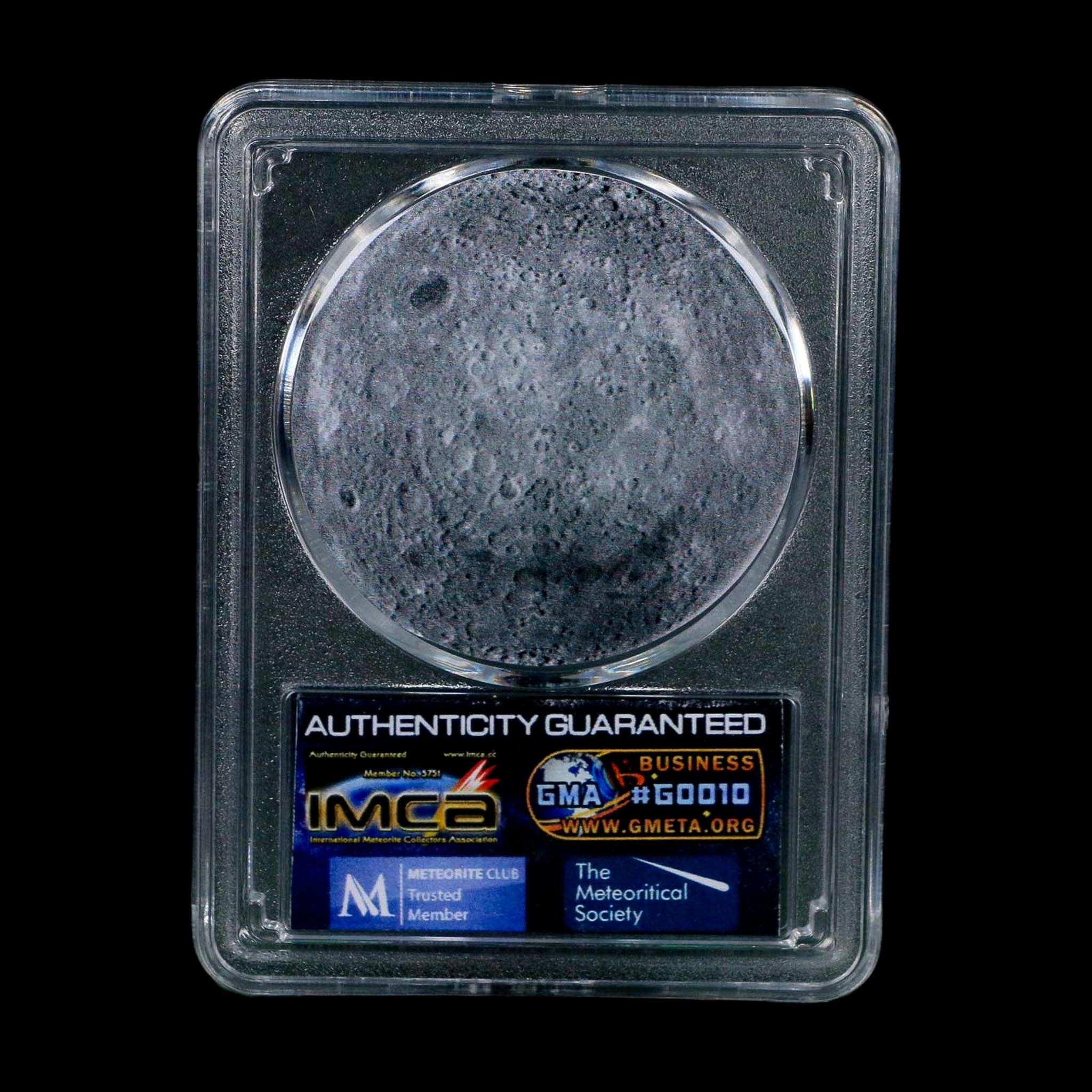 Moon Rock Lunar Meteorite Fragments Various Classifications Outer Space COA - Fossil Age Minerals