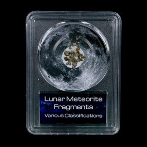 Moon Rock Lunar Meteorite Fragments Various Classifications Outer Space COA